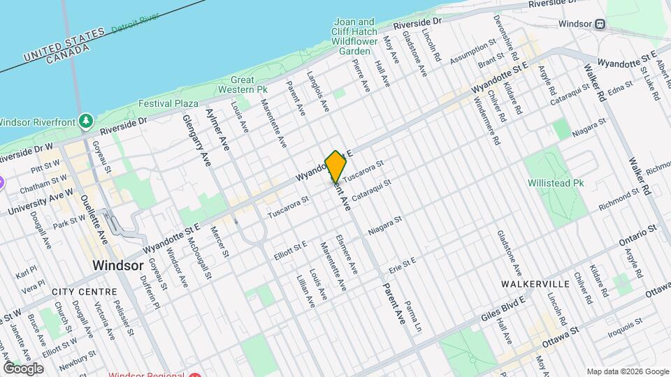 719 Parent Ave Map and Location Details