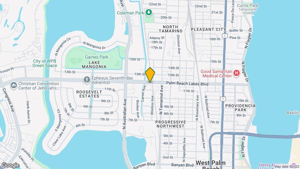 1110 Palm Beach Lakes Blvd Map and Location Details