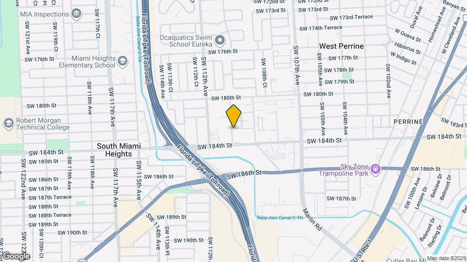 10984 SW 182nd Ln Map and Location Details