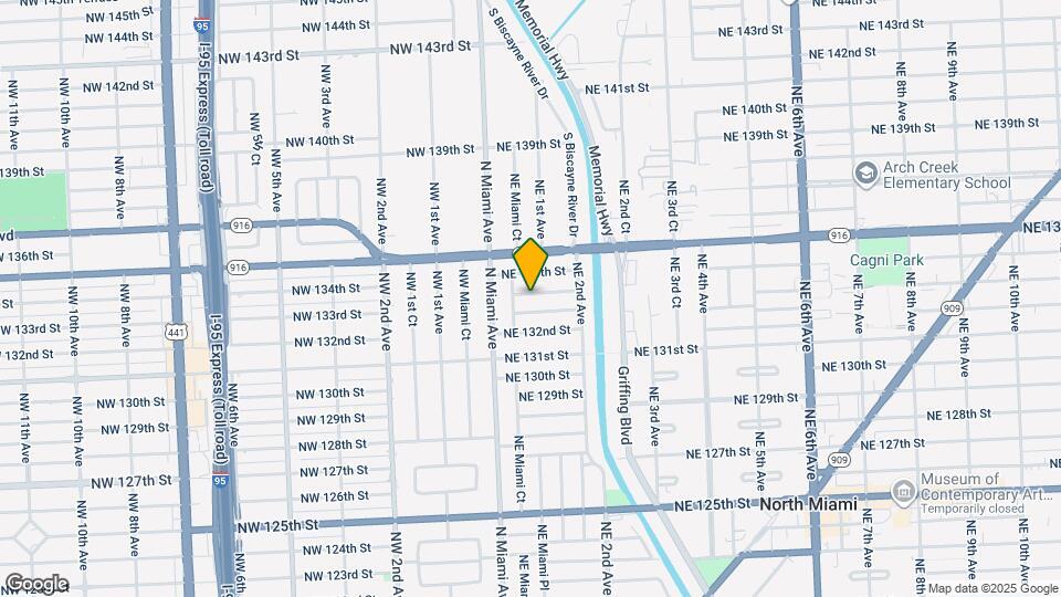 80 NE 133rd St Map and Location Details