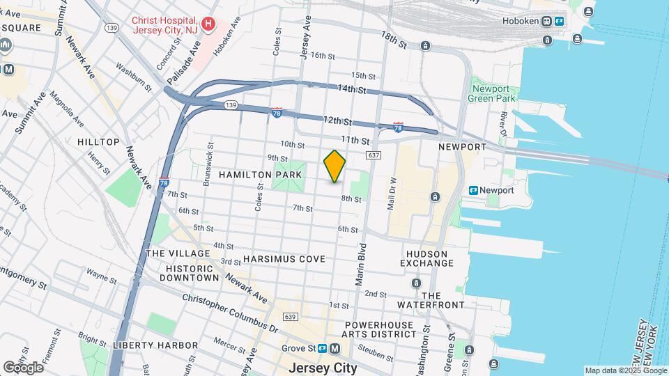 201 Pavonia Ave Map and Location Details