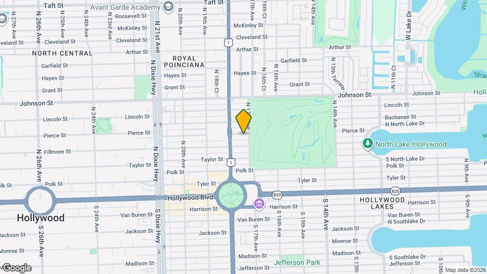 1712 Pierce St Map and Location Details