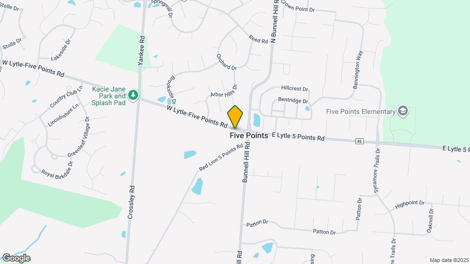 37 W Lytle-Five Points Rd Map and Location Details