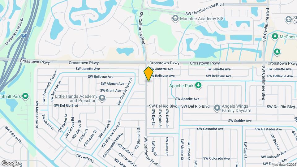 1845 SW California Blvd Map and Location Details