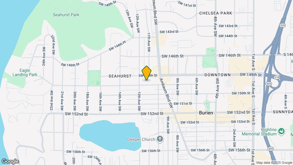 1036 SW 149th St, Unit Main House Map and Location Details