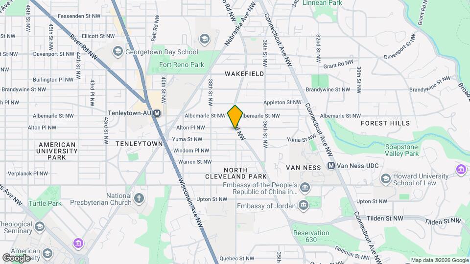 4416 Reno Rd NW Mapa y Detalles de la Ubicación