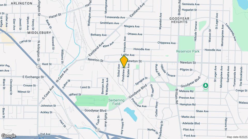 1181 Pondview Ave Map and Location Details