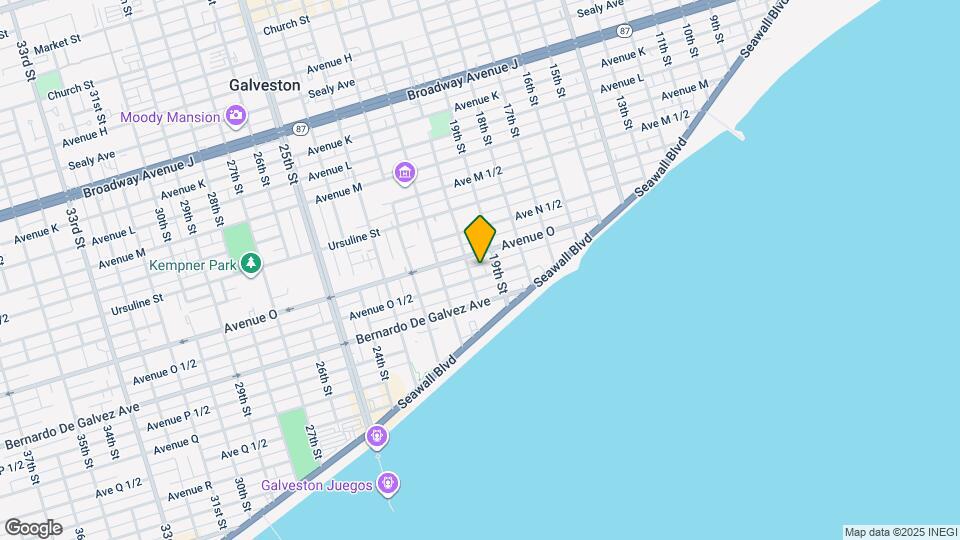 1918 Avenue O 1/2 Map and Location Details