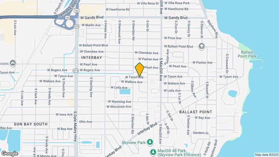 3210 W Tyson Ave Map and Location Details