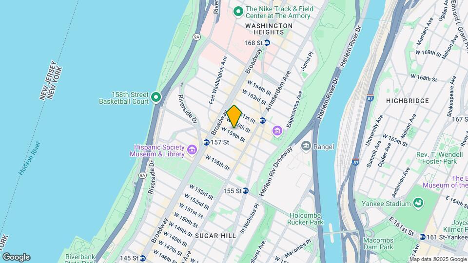 543 W 159th St Map and Location Details