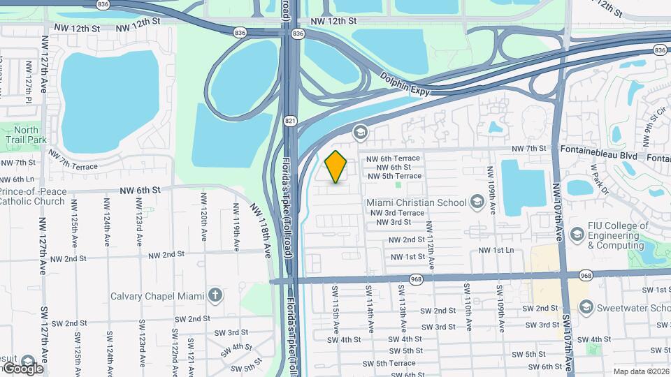 11522 NW 4th Way Map and Location Details