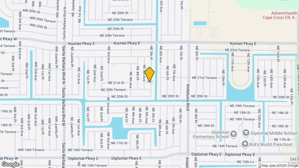 2028 NE 5th Pl Map and Location Details