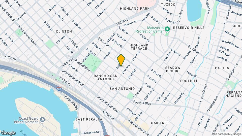 2019 E 20th St Map and Location Details