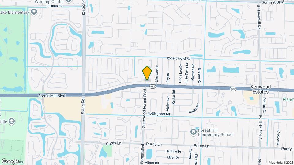 5987 Forest Hill Blvd, Unit 205 Map and Location Details