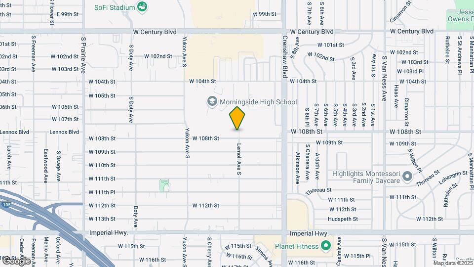 3301 W 108th St Mapa y Detalles de la Ubicación