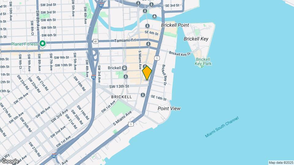 1200 Brickell Ave, Unit 3318 Map and Location Details