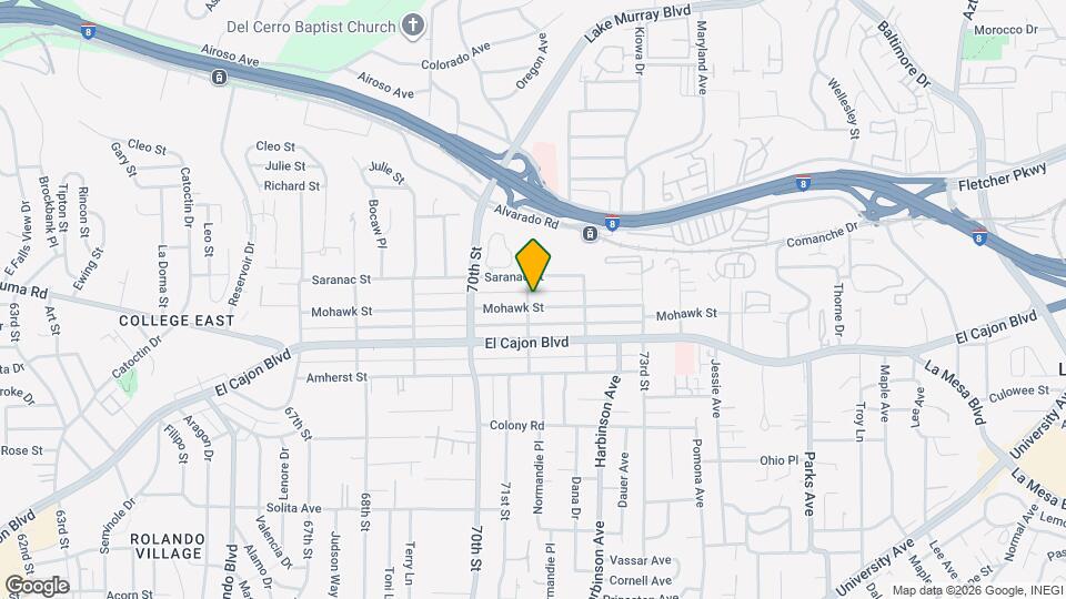 7102 Mohawk St Map and Location Details