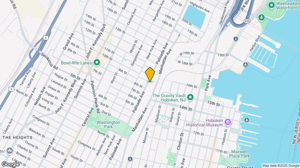 818 Palisade Ave Map and Location Details