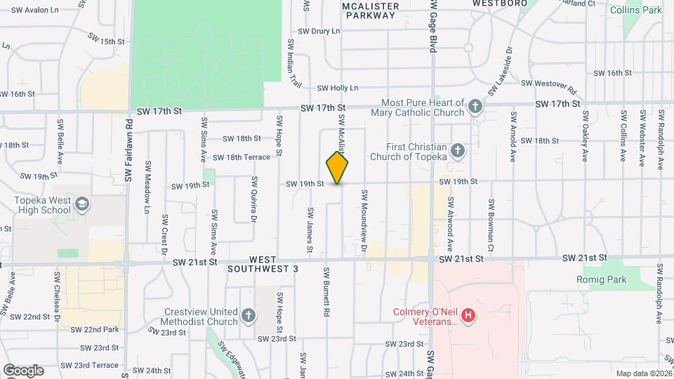 4401 SW 19th St Mapa y Detalles de la Ubicación