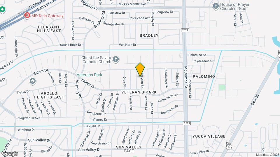 10533 Tareyton St Map and Location Details