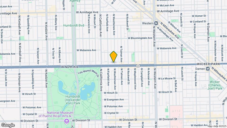 2700 W North Ave Map and Location Details