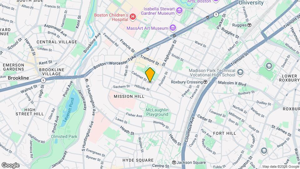 109 Calumet St, Unit 1 Map and Location Details