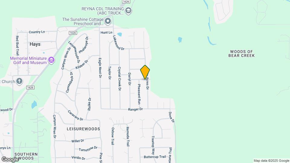 12604 Shady Acres Dr Map and Location Details