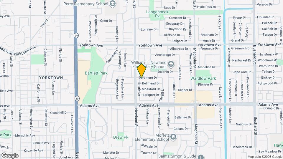 8552 Doremere Dr Map and Location Details