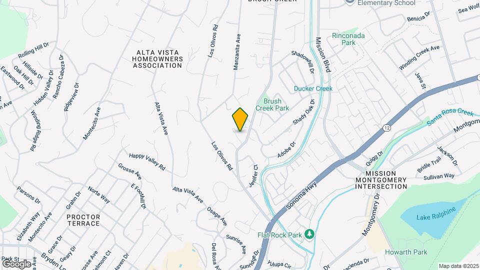 867-879 Brush Creek Rd Mapa y Detalles de la Ubicación