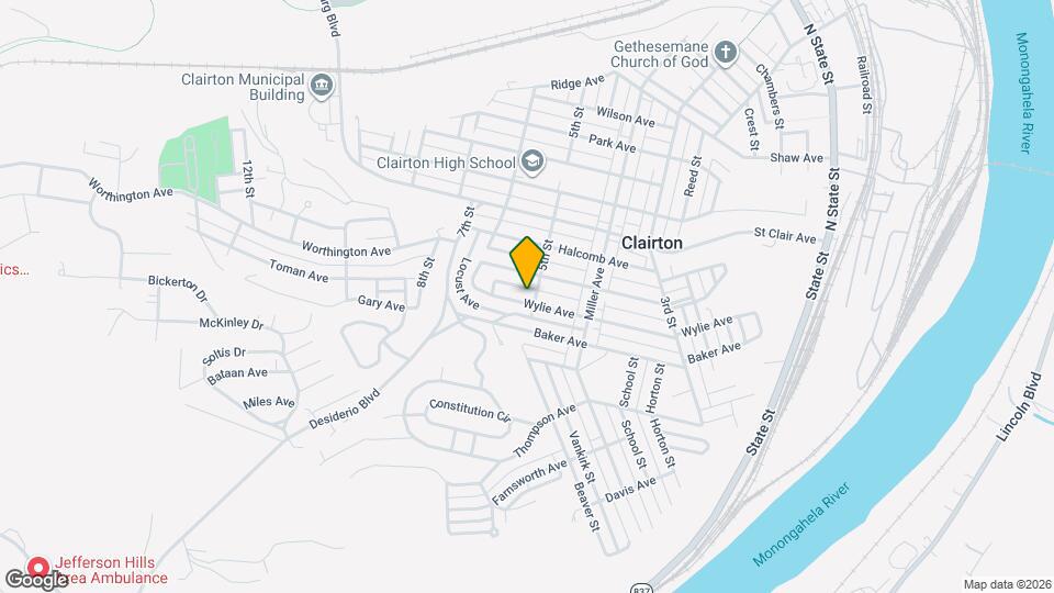 505 Wylie Ave Mapa y Detalles de la Ubicación