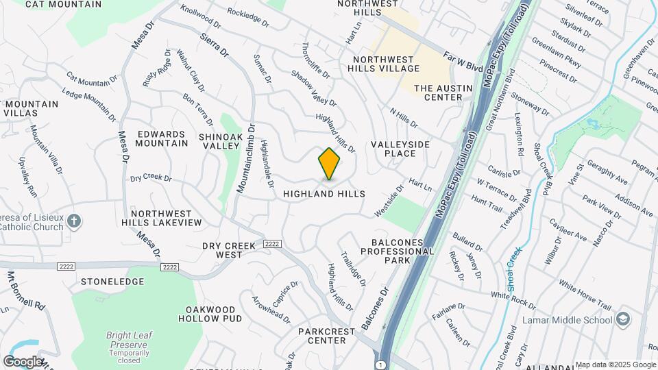 3520 Highland View Dr Map and Location Details