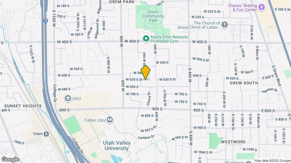 657 W 630 S St Map and Location Details