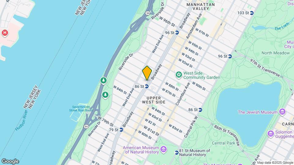 180 W 90th St Map and Location Details
