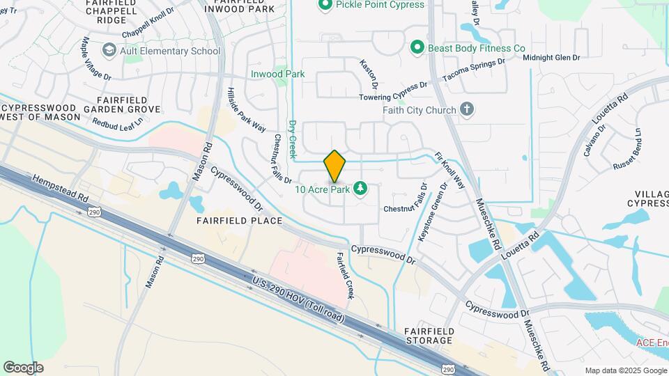 15122 Red Cedar Cove Ln Map and Location Details
