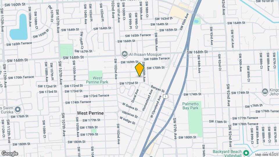 10020 SW 171st St Map and Location Details