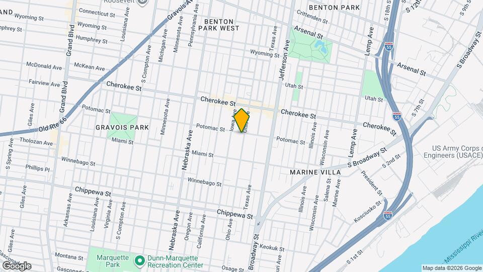 3507 Ohio Ave Map and Location Details