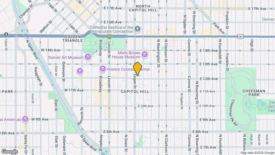 1202 Logan Map and Location Details