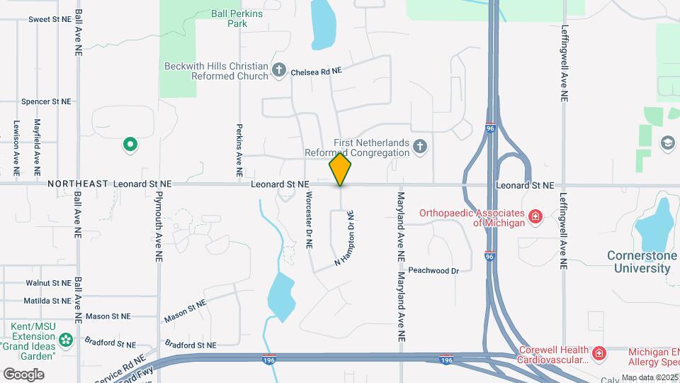 1155 N Hampton Dr NE Map and Location Details