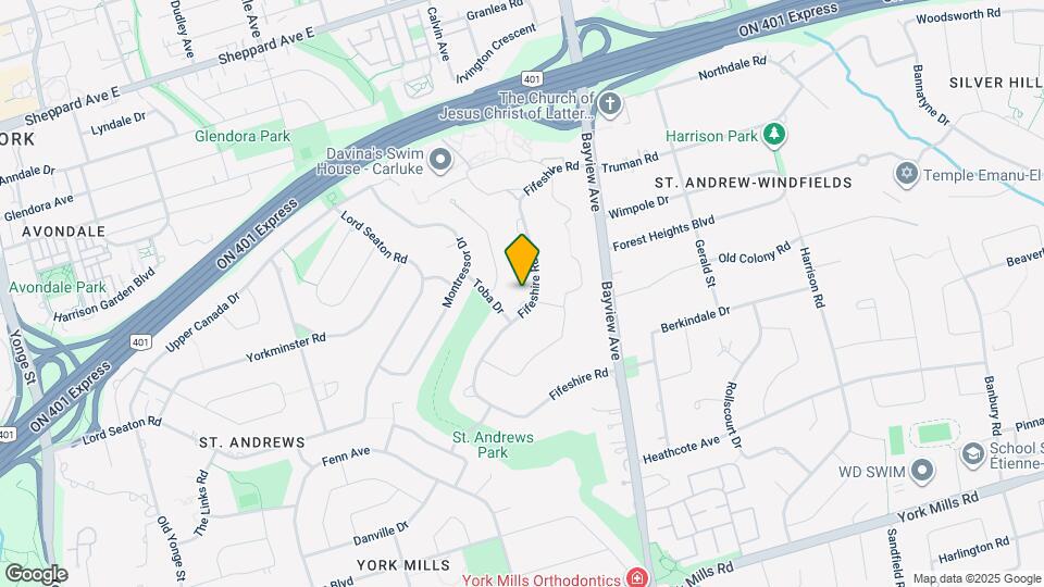 60 Fifeshire Rd Map and Location Details