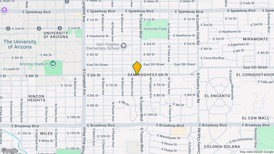 2430 E 6th St Mapa y Detalles de la Ubicación