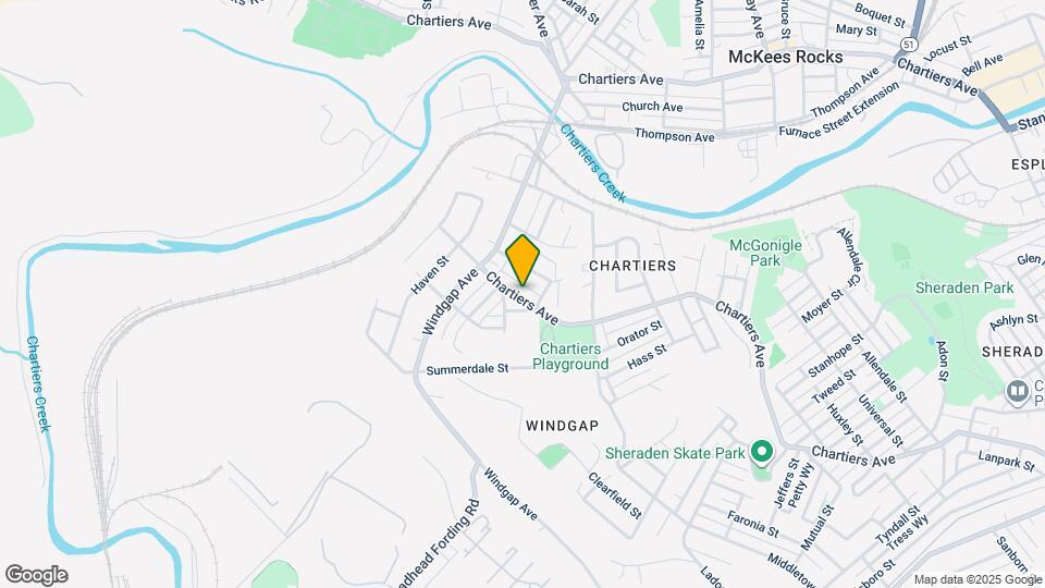 3820 Chartiers Ave Map and Location Details