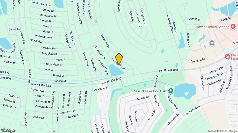 7030 San Benito Dr Map and Location Details