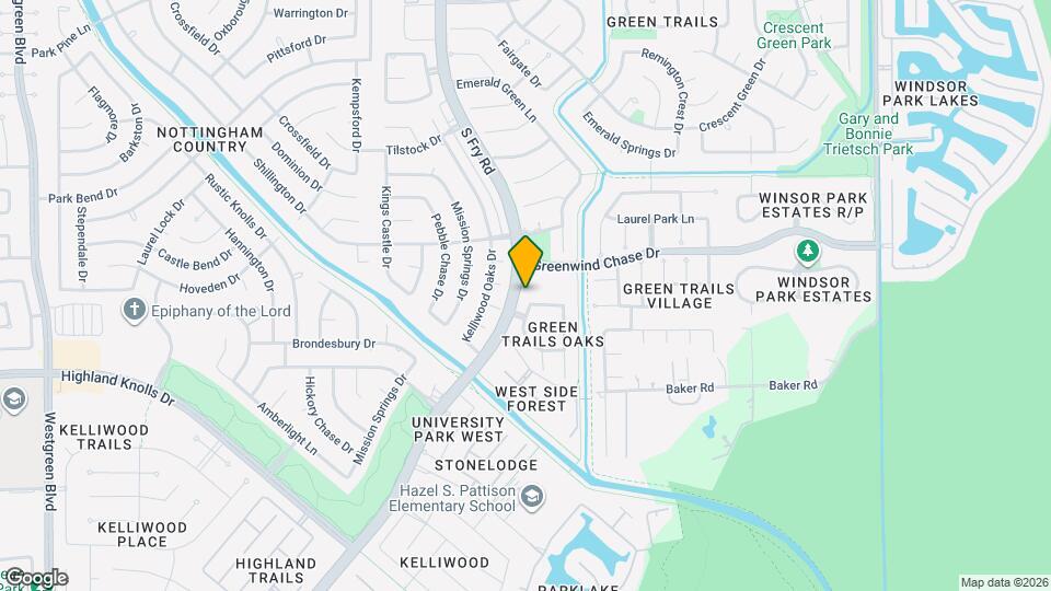 1702 Fantasy Woods Dr Map and Location Details