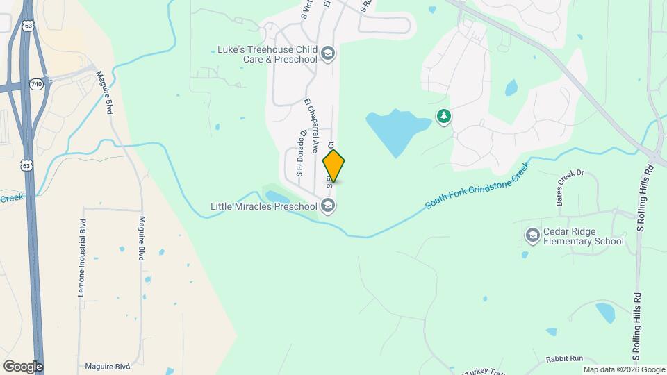 2182 S El Centro Ct Map and Location Details