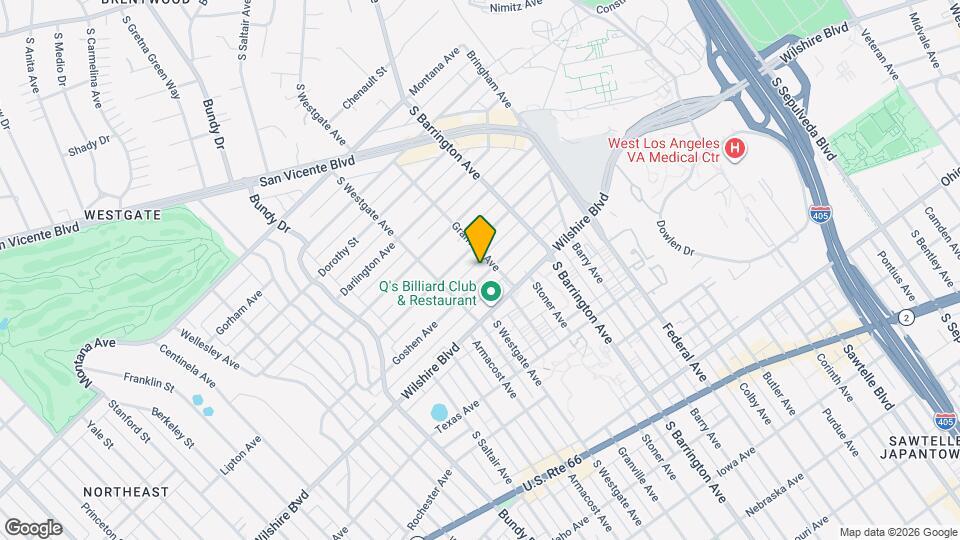 11815 Goshen Ave, Unit 4 Map and Location Details