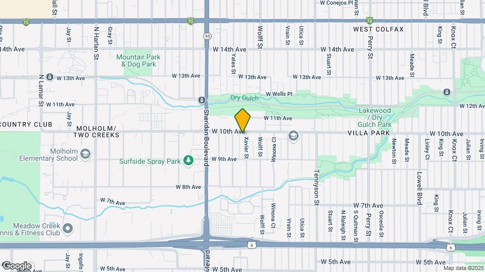 985 Xavier St Map and Location Details