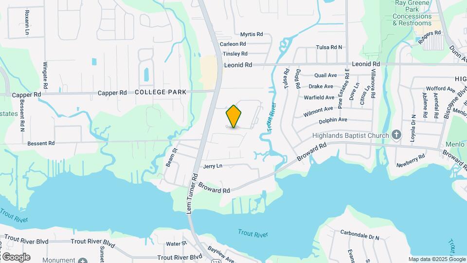2877 Centerwood Dr N Map and Location Details