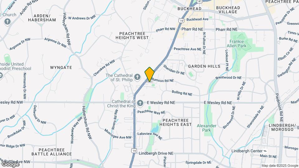 2795 Peachtree St NE Map and Location Details
