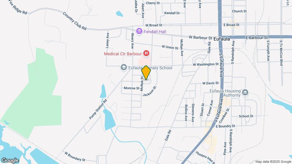 Eufaula Housing Authority Map and Location Details