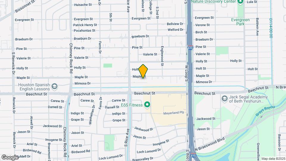 4924 Mimosa Dr Map and Location Details